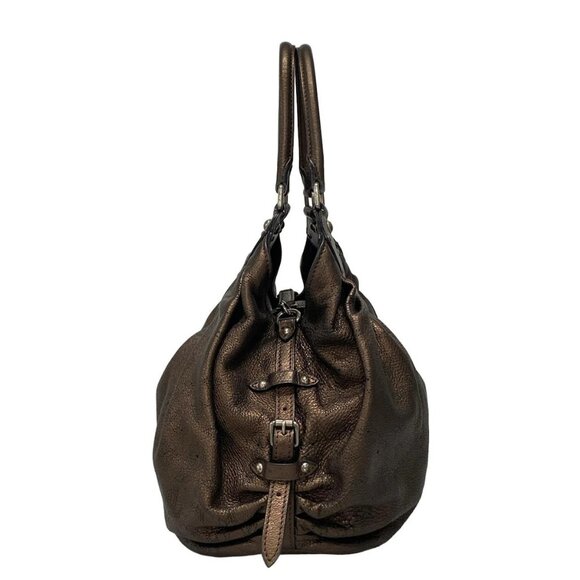 Auth LOUIS VUITTON L M95999 Acajou Mahina - RC2078 Handbag - Picture 4 of 16